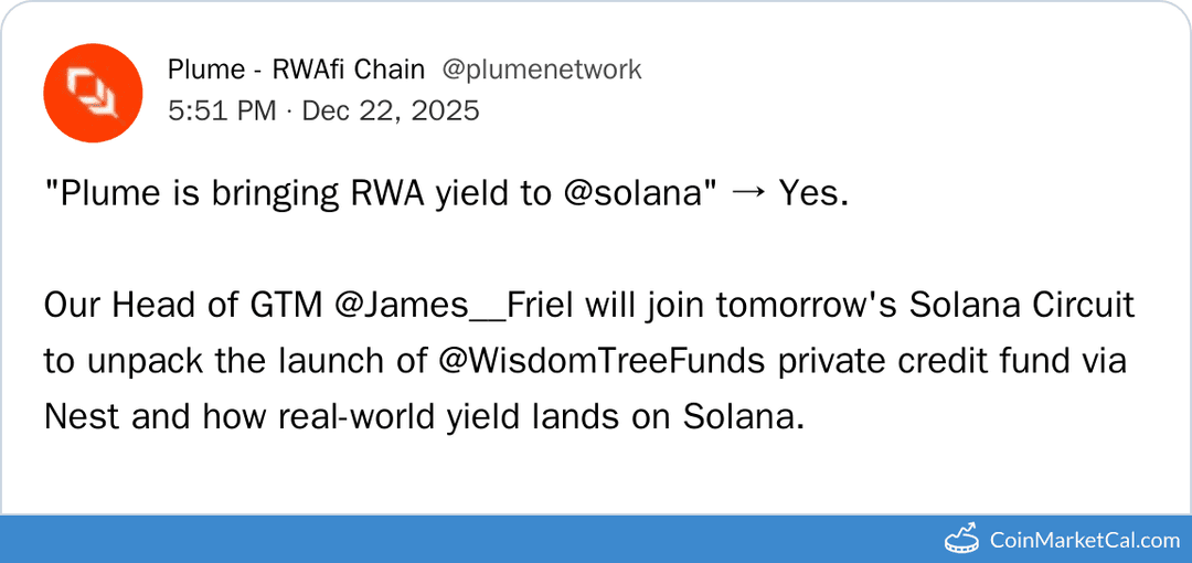 Plume Network Solana Circuit