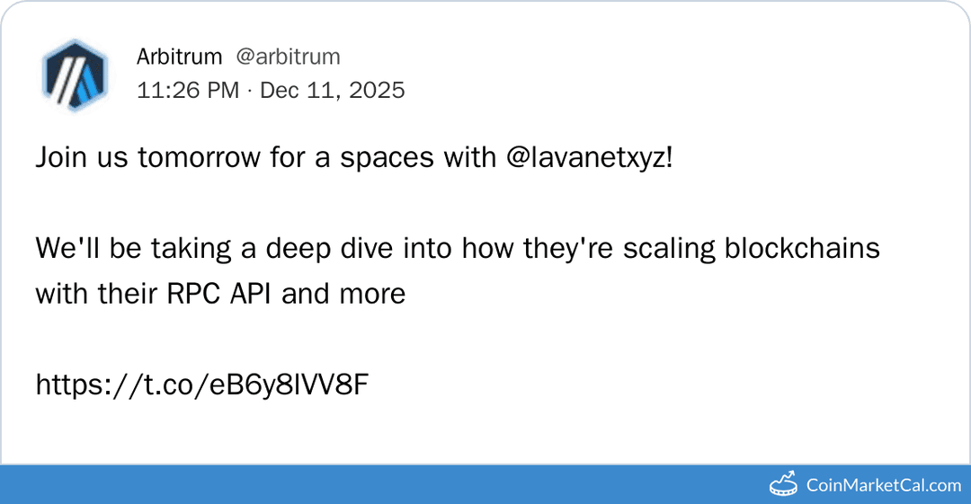 Lava Network Talk with Arbitrum