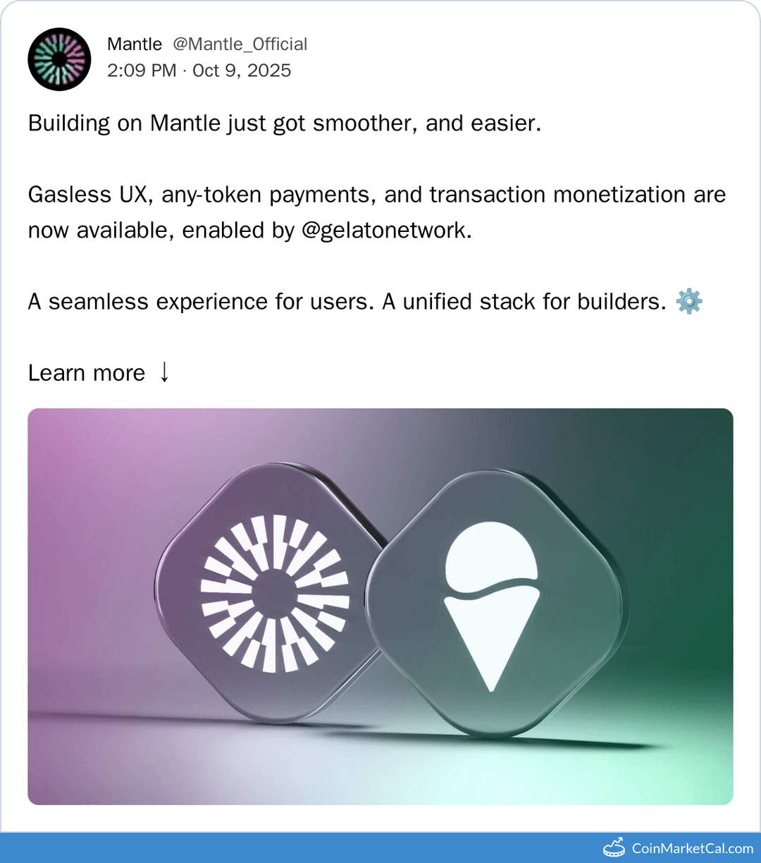 Gelato Gasless UX Release