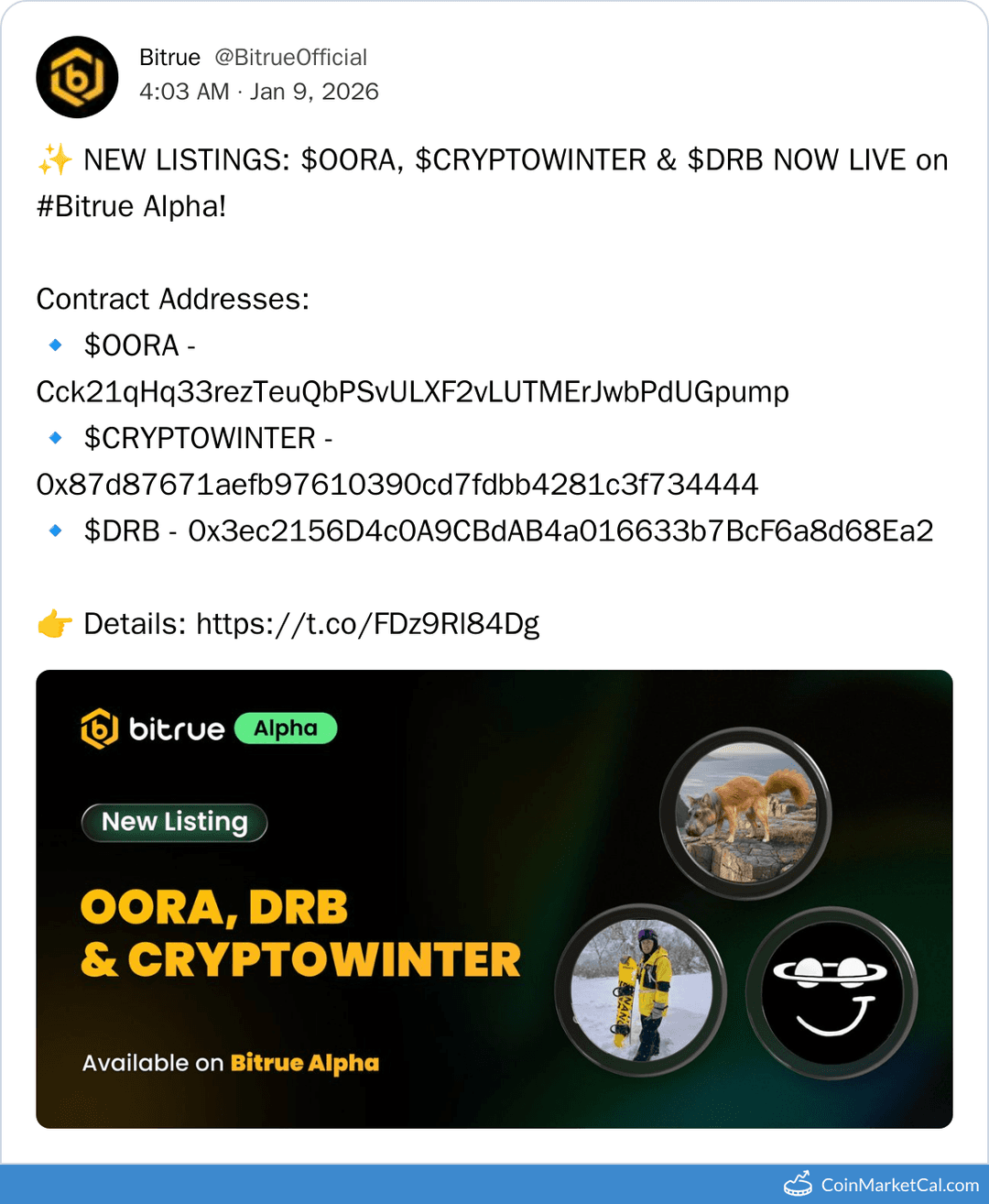 Bitrue DebtReliefBot Alpha Listing