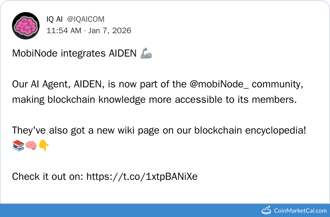 MobiNode & AIDEN Integration