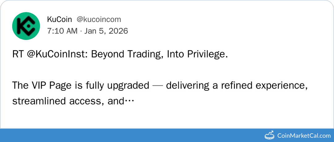 KuCoin VIP Page Upgrade