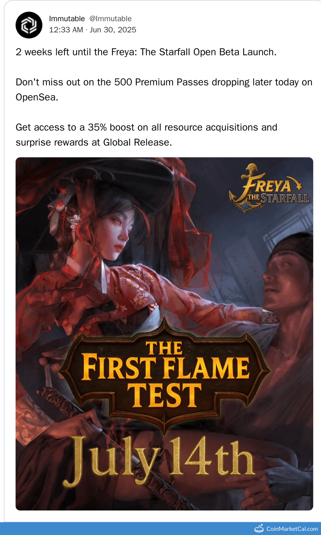 Freya: The Starfall First Flame Test