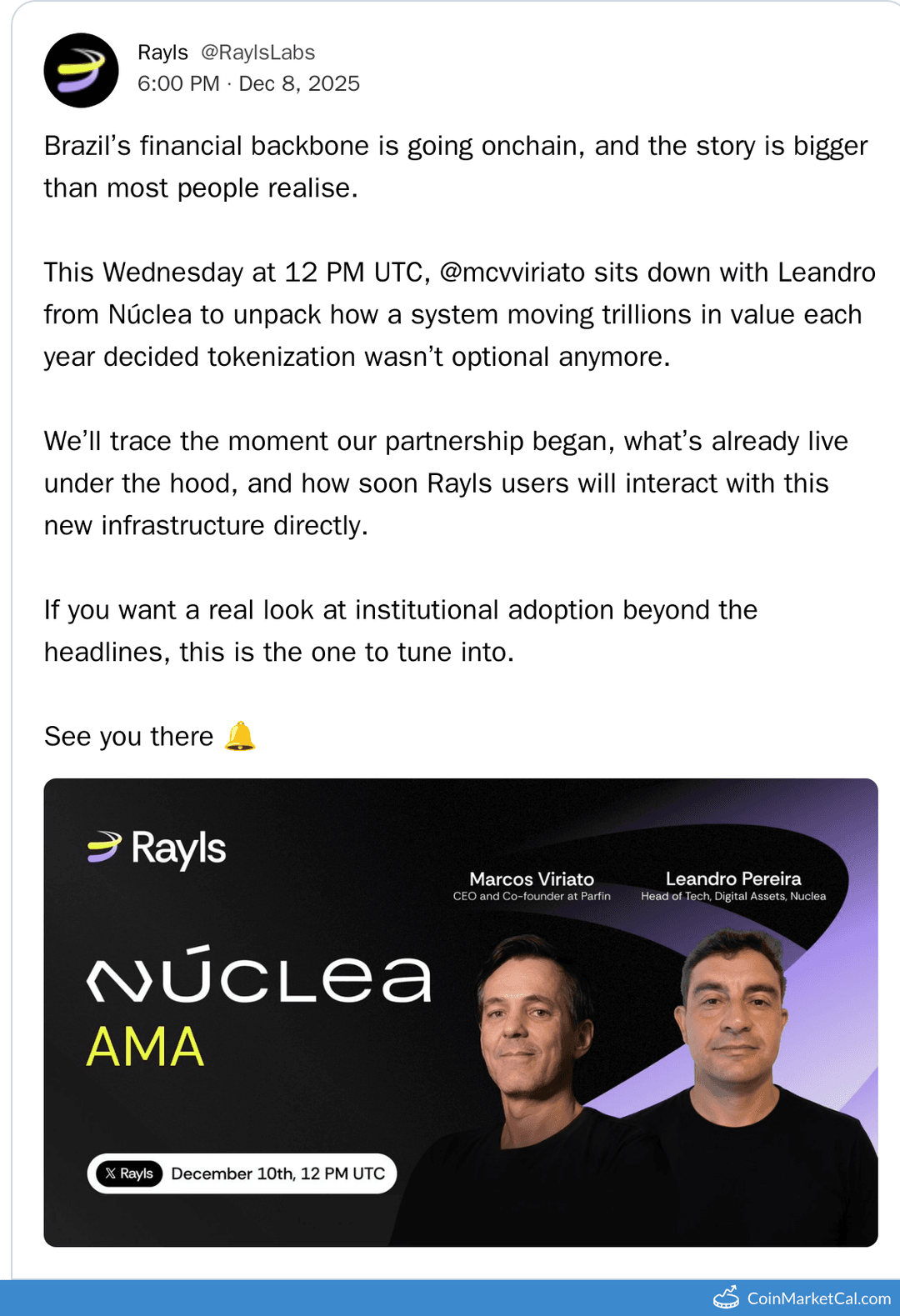 Rayls Talk with Núclea on Brazil Financial System Tokenization