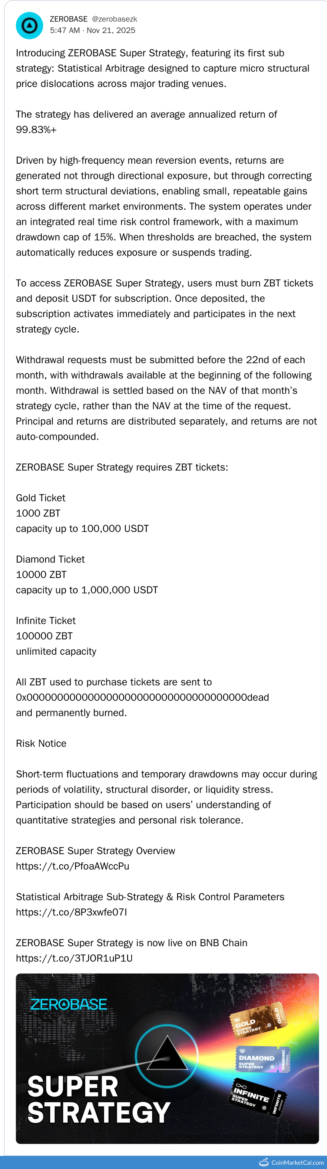 ZEROBASE Super Strategy Release