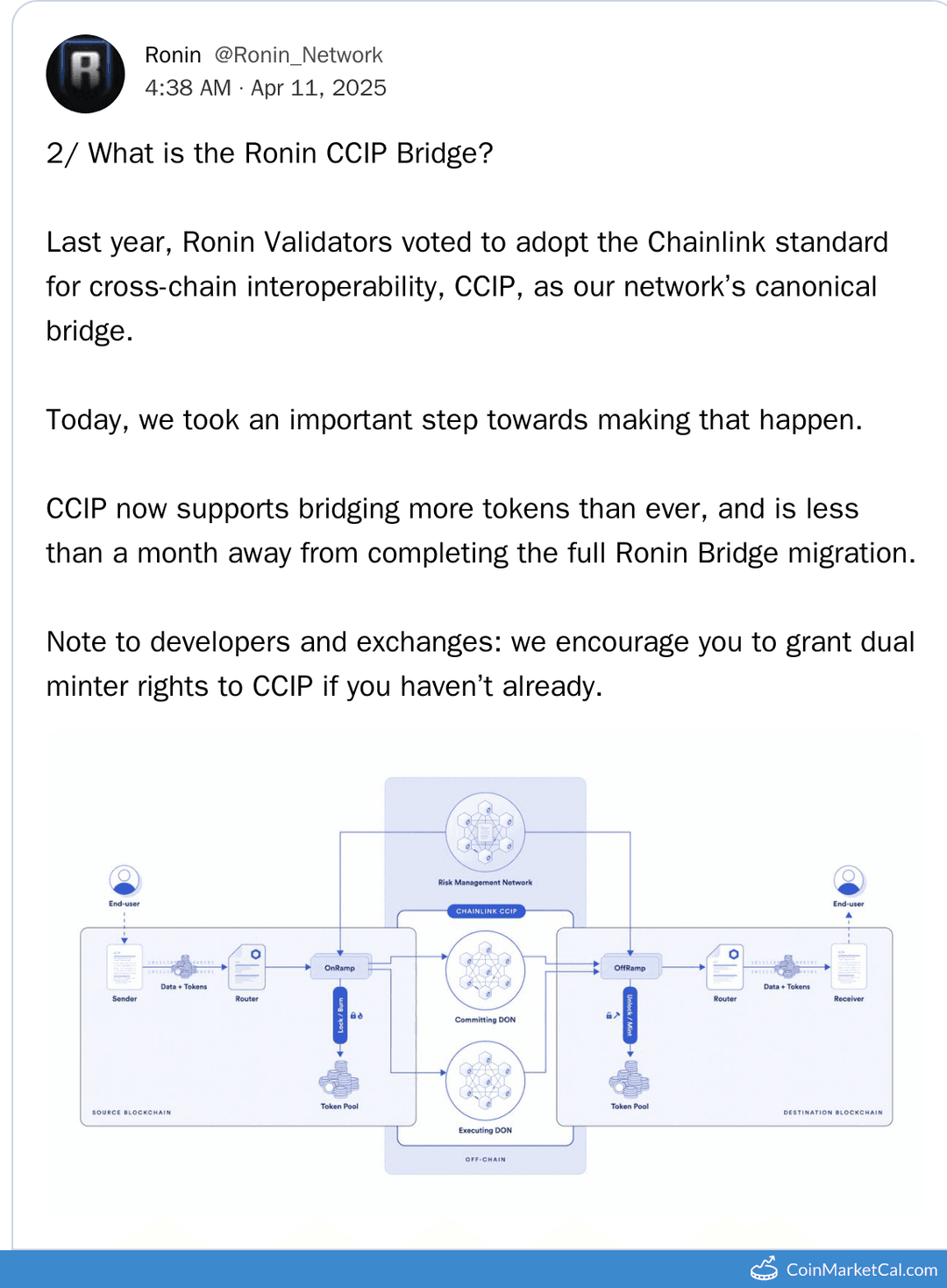 Ronin CCIP Bridge Release