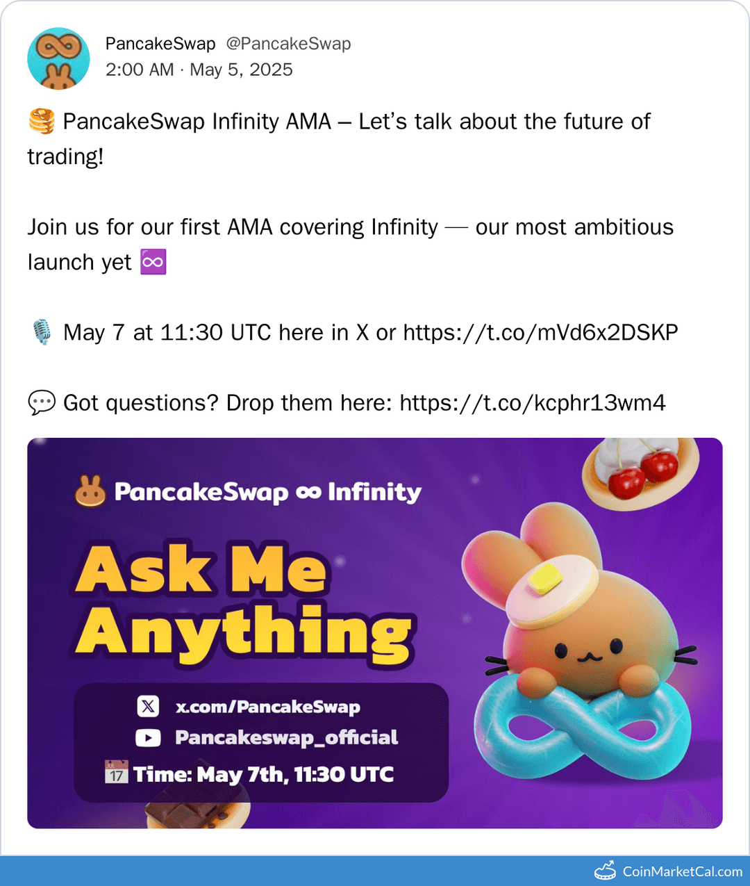 PancakeSwap Infinity AMA