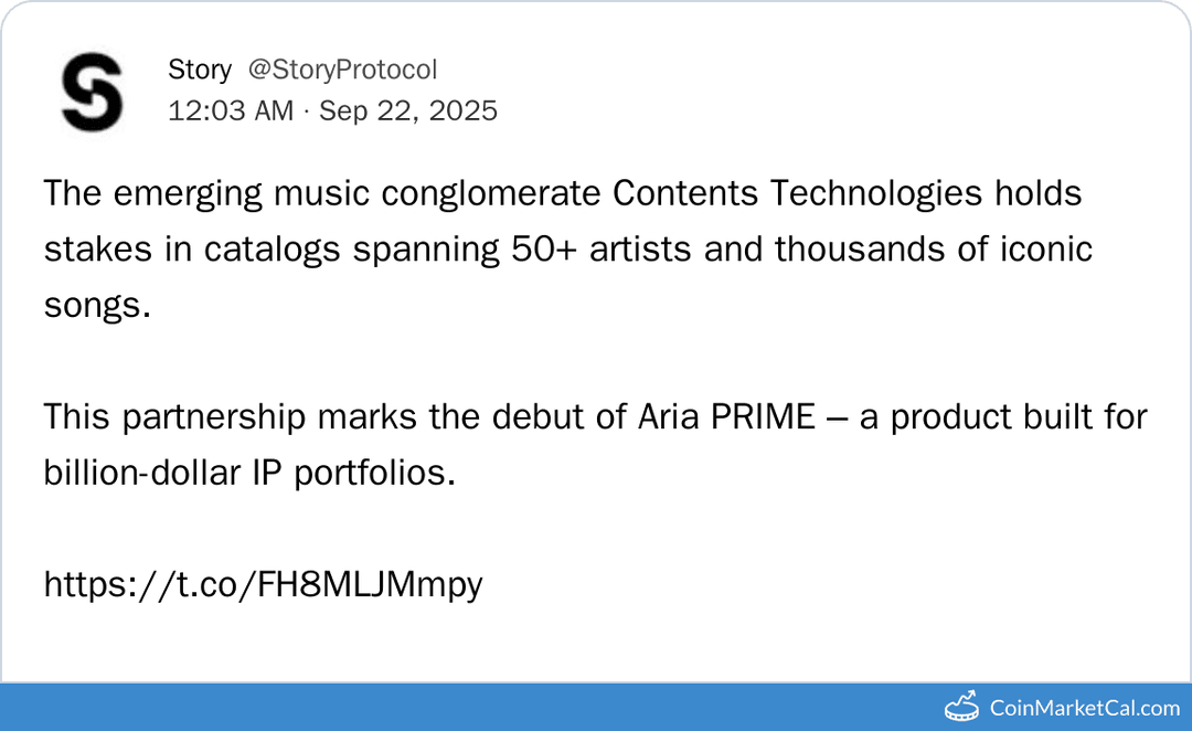 Contents Technologies Partnership with Story Protocol