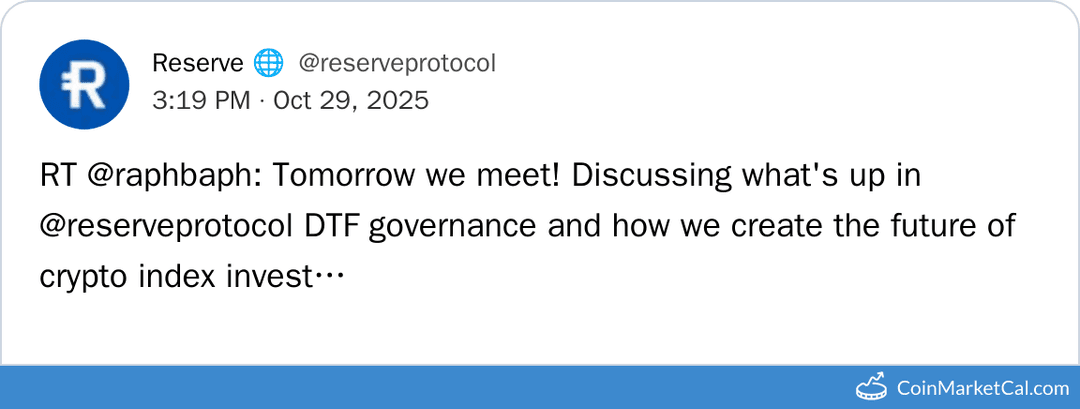 Reserve Protocol DTF Governance Space