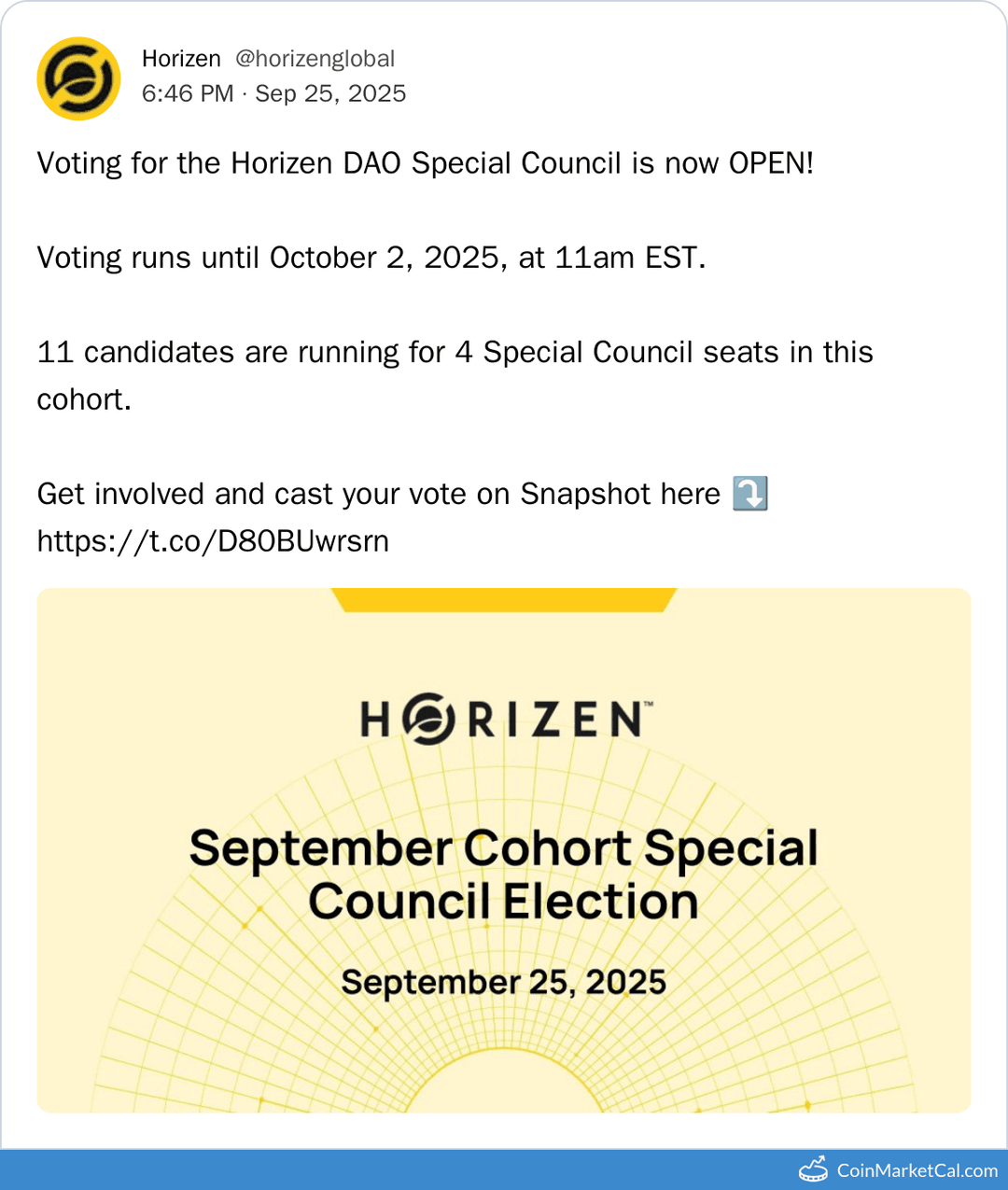 Horizen DAO Council Voting