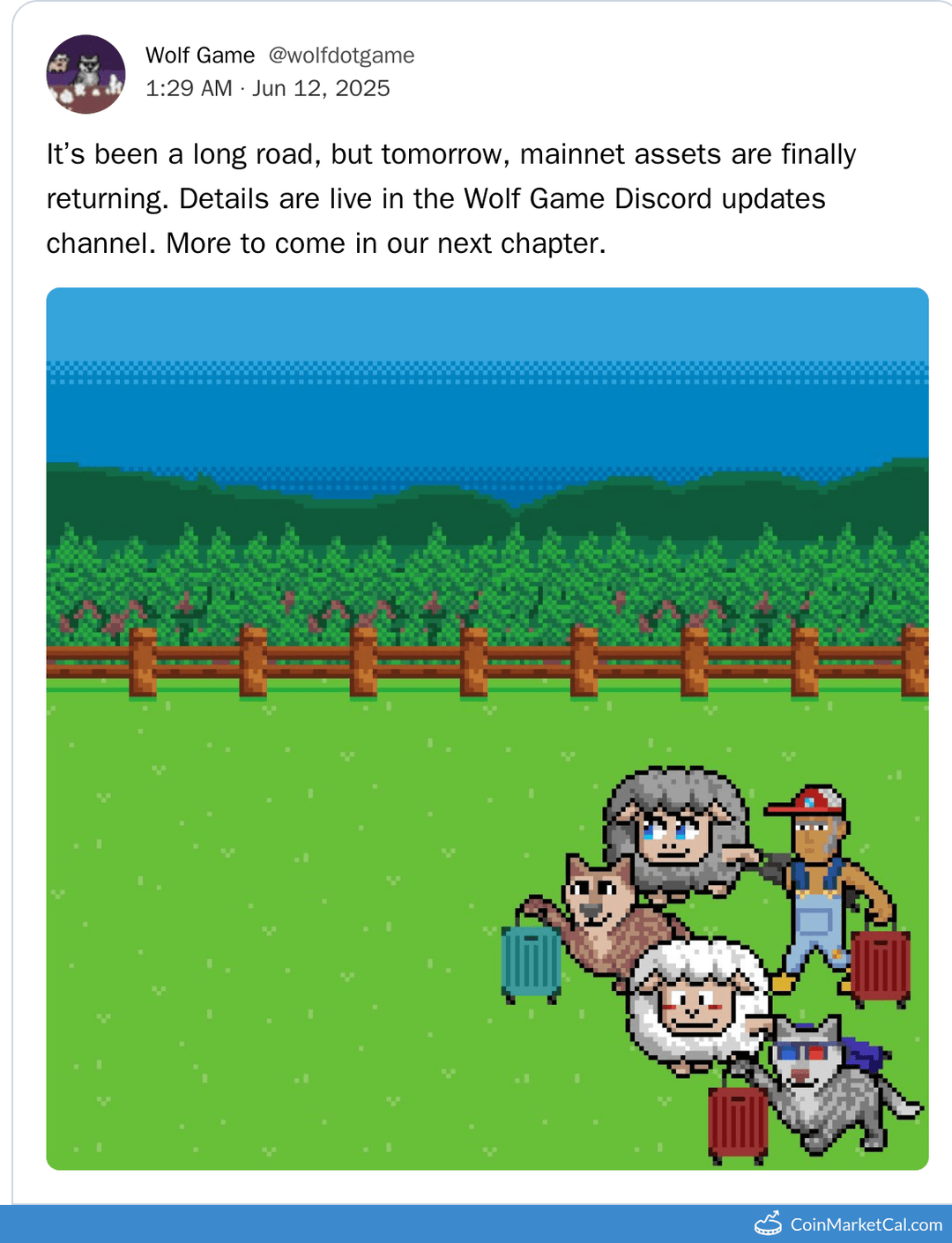 Wolf Game Mainnet Asset Return