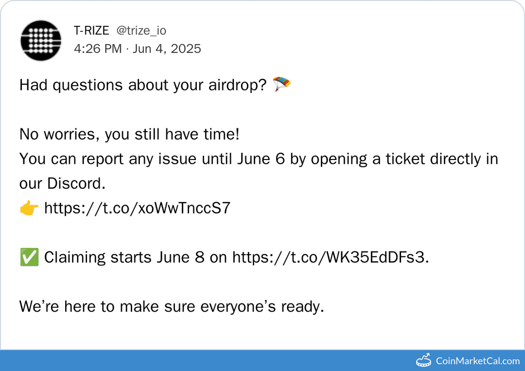RIZE Airdrop Claim