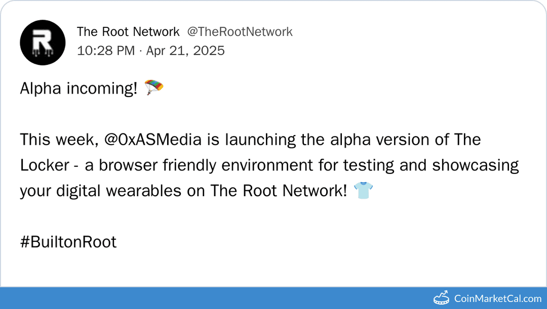 The Root Network Locker Alpha Release