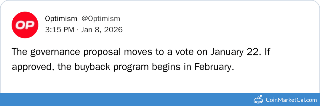 Optimism Buyback Gov Vote