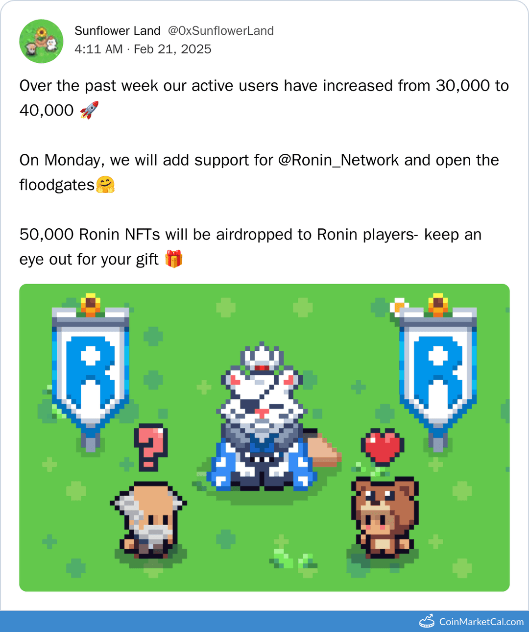 Sunflower Land on Ronin