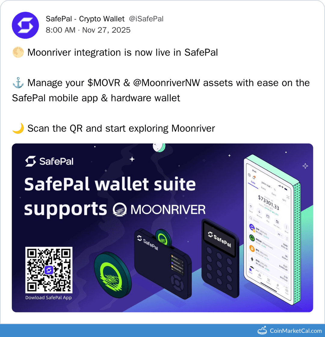 Moonriver x SafePal Integration