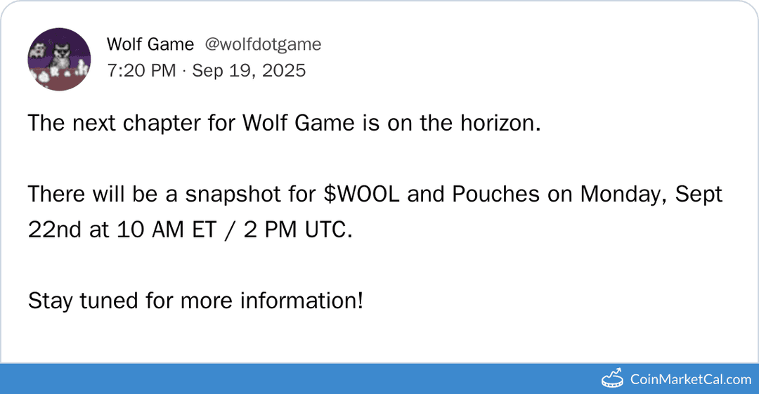 Wolf Game Wool Snapshot