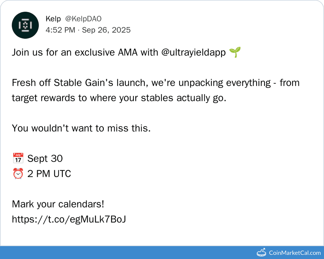 Kelp DAO AMA with UltraYield