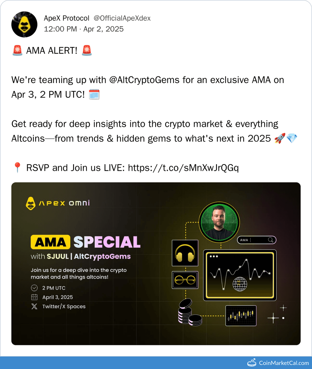 ApeX & AltCryptoGems AMA
