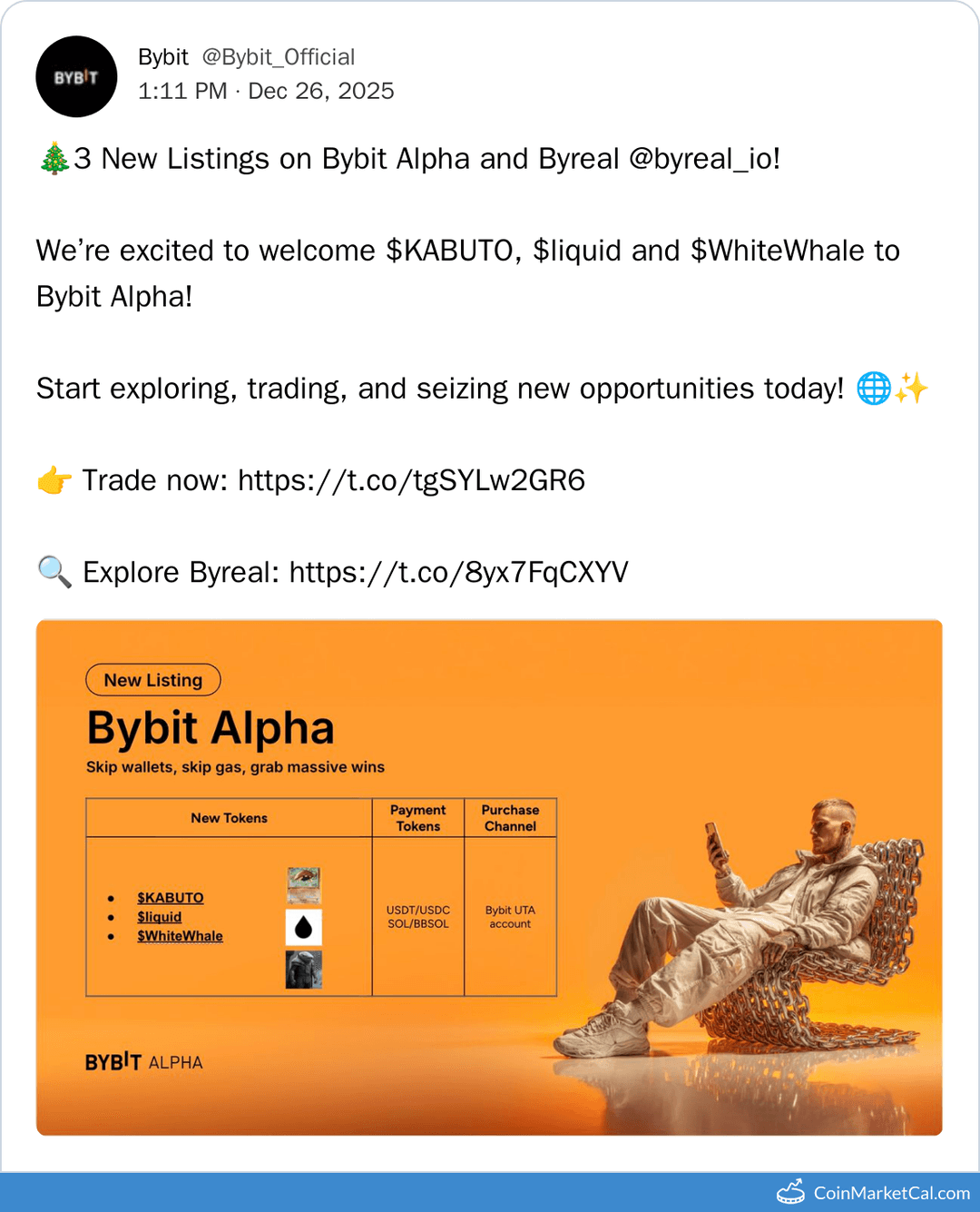 Bybit Listing Event for Liquid