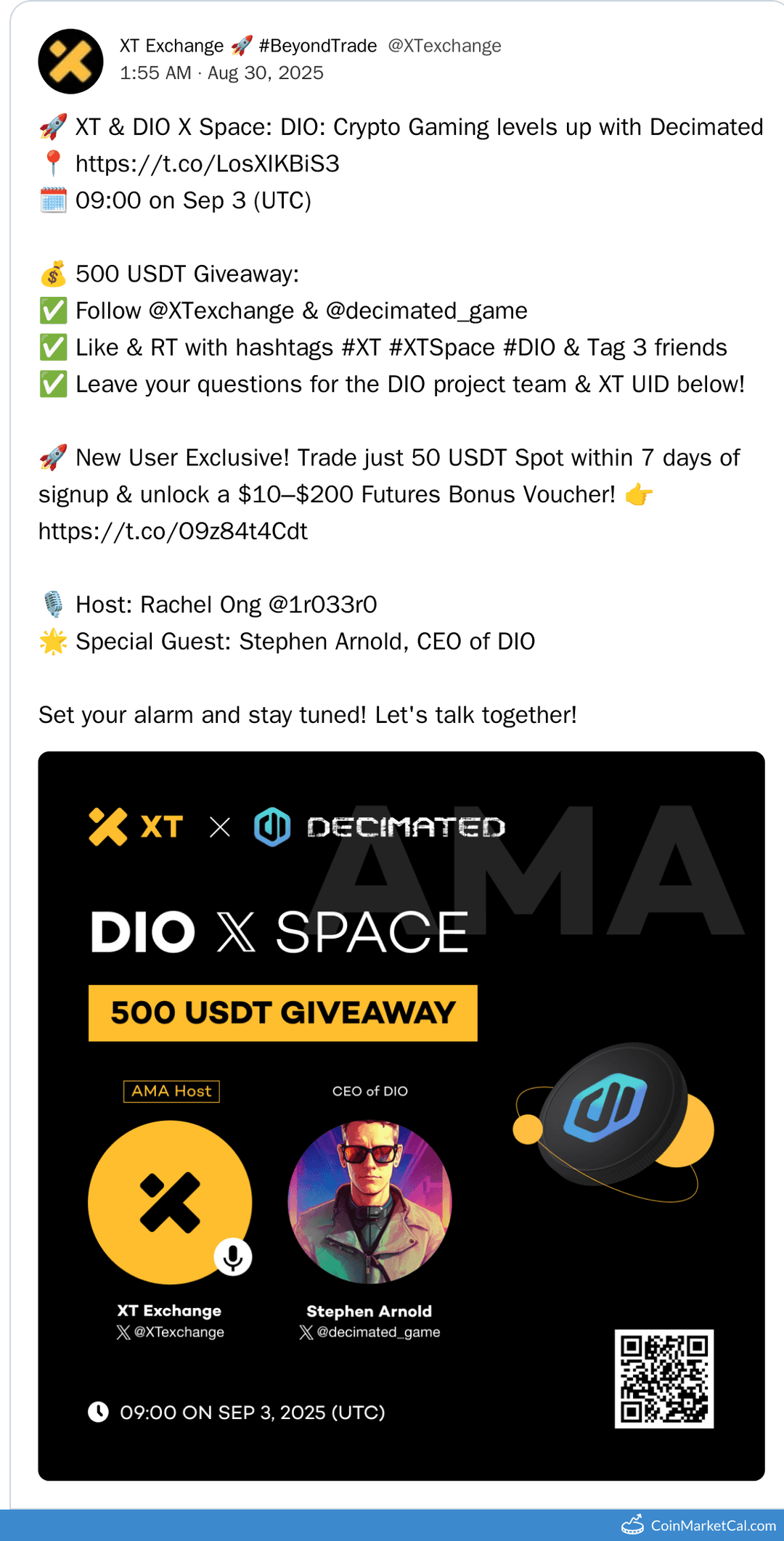 Decimated (DIO) AMA with XT Exchange