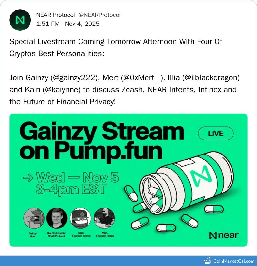 Gainzy Stream Discussion on Financial Privacy