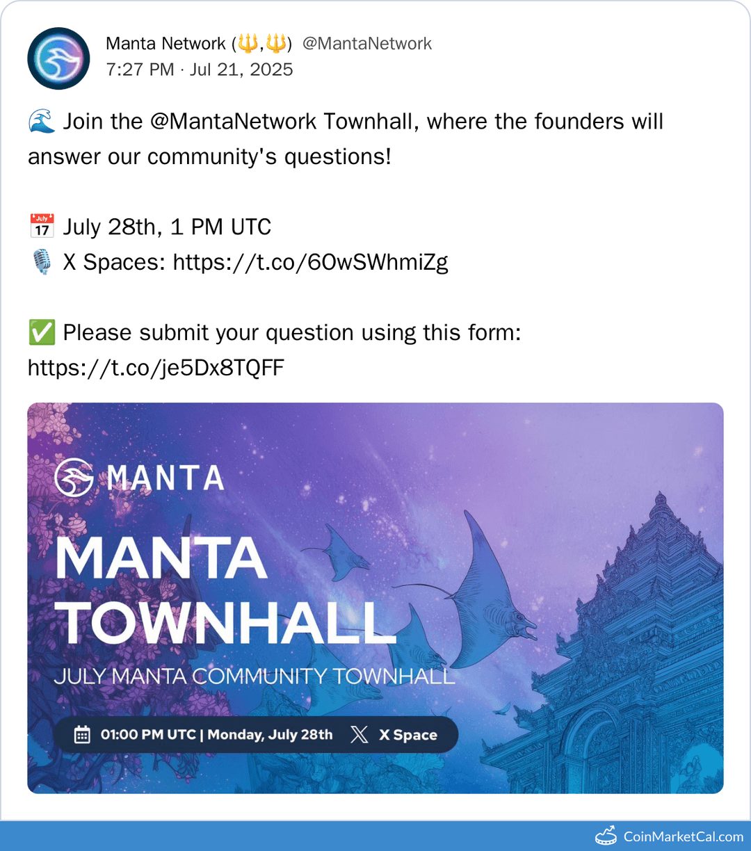 Manta Network Townhall