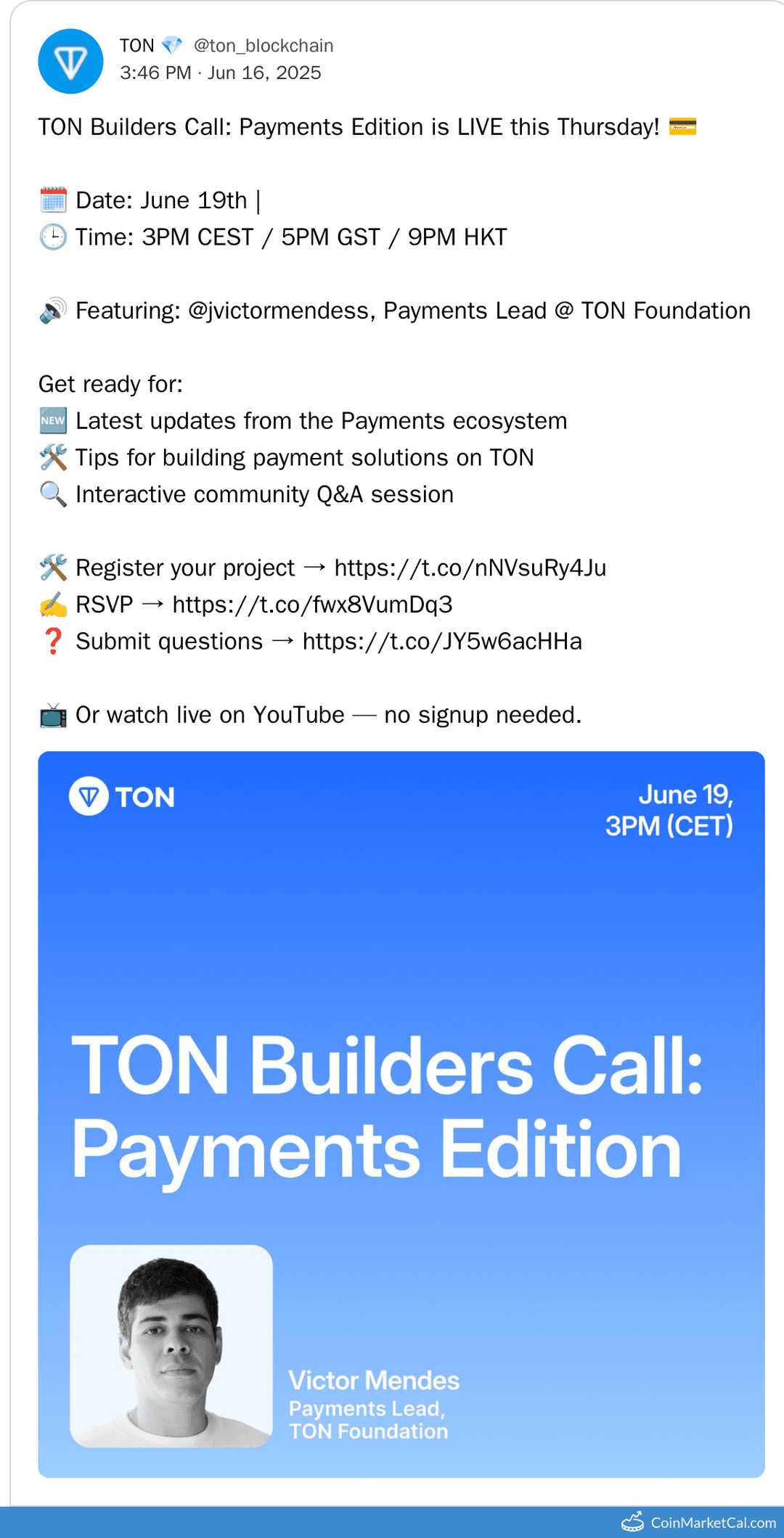 TON Builders Call: Payments Edition