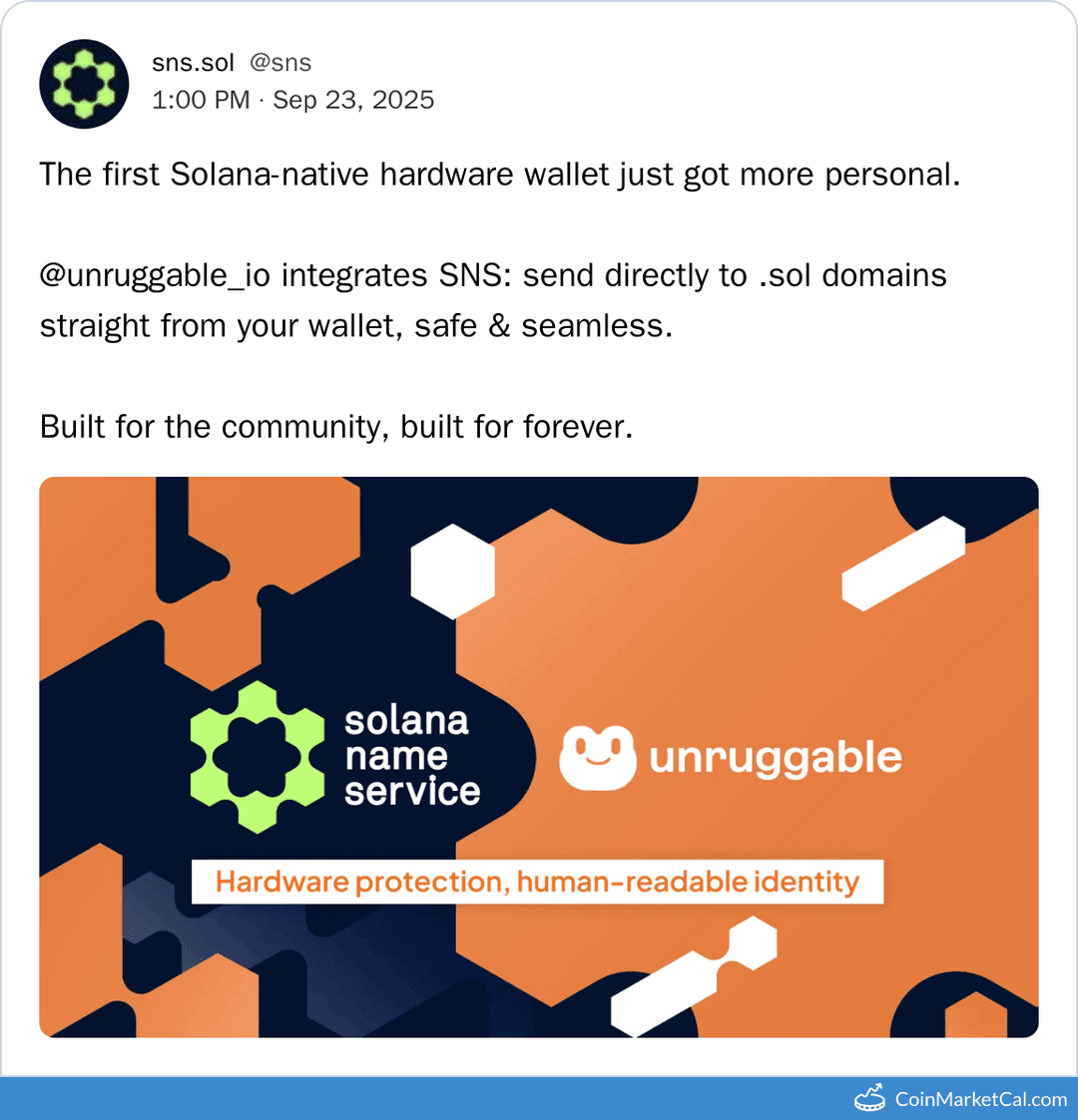Unruggable Integration with Solana Name Service