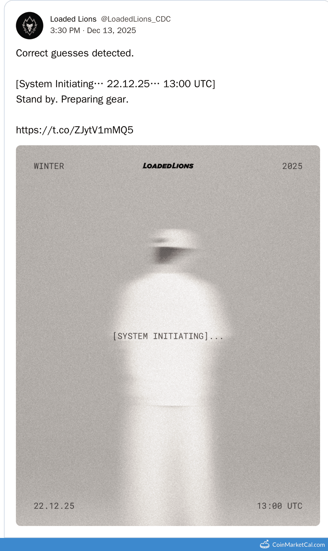 Loaded Lions Announcement