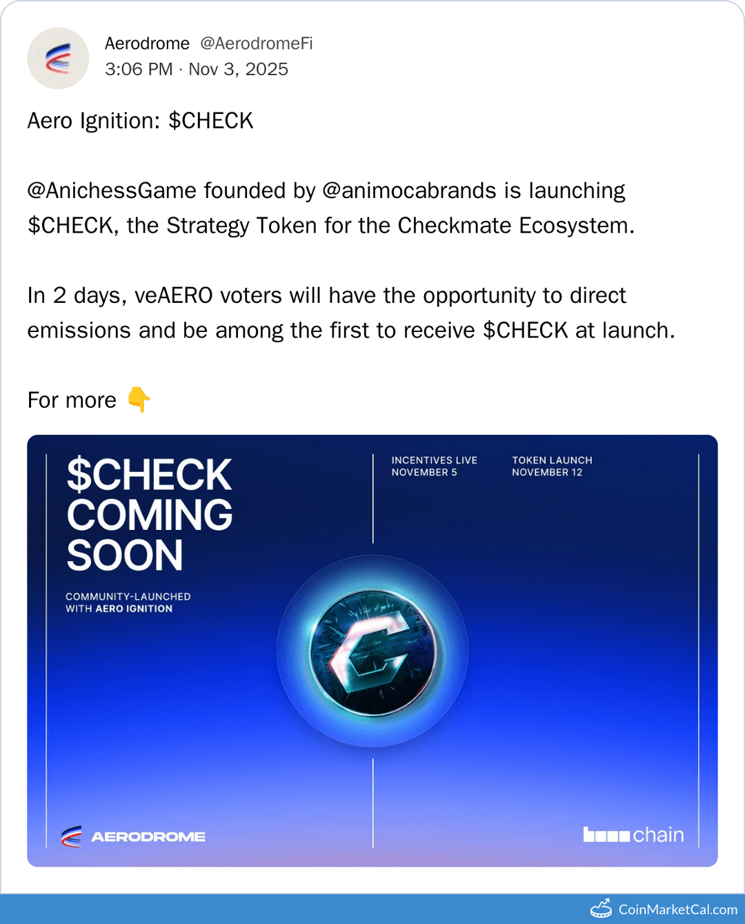 Anichess Token Launch