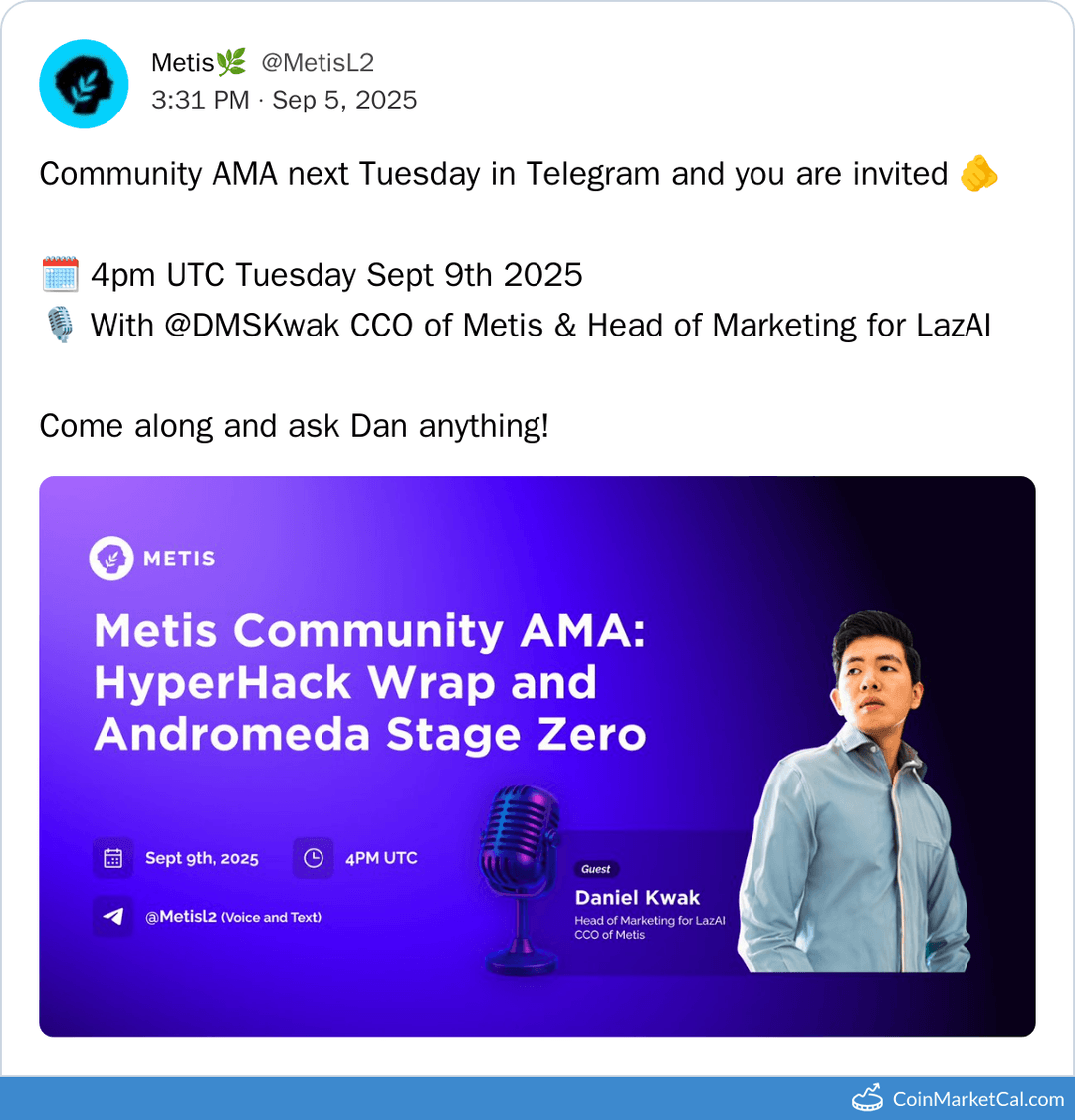 Metis AMA with LazAI