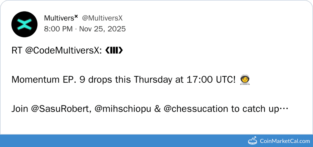 MultiversX Momentum EP. 9 Team Update