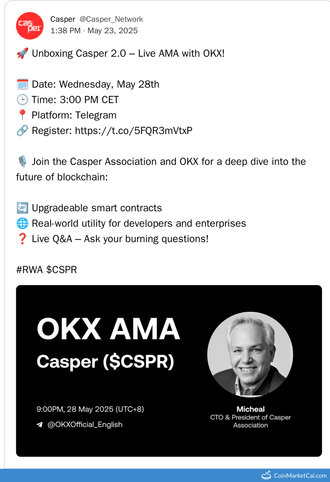 Casper 2.0 OKX AMA