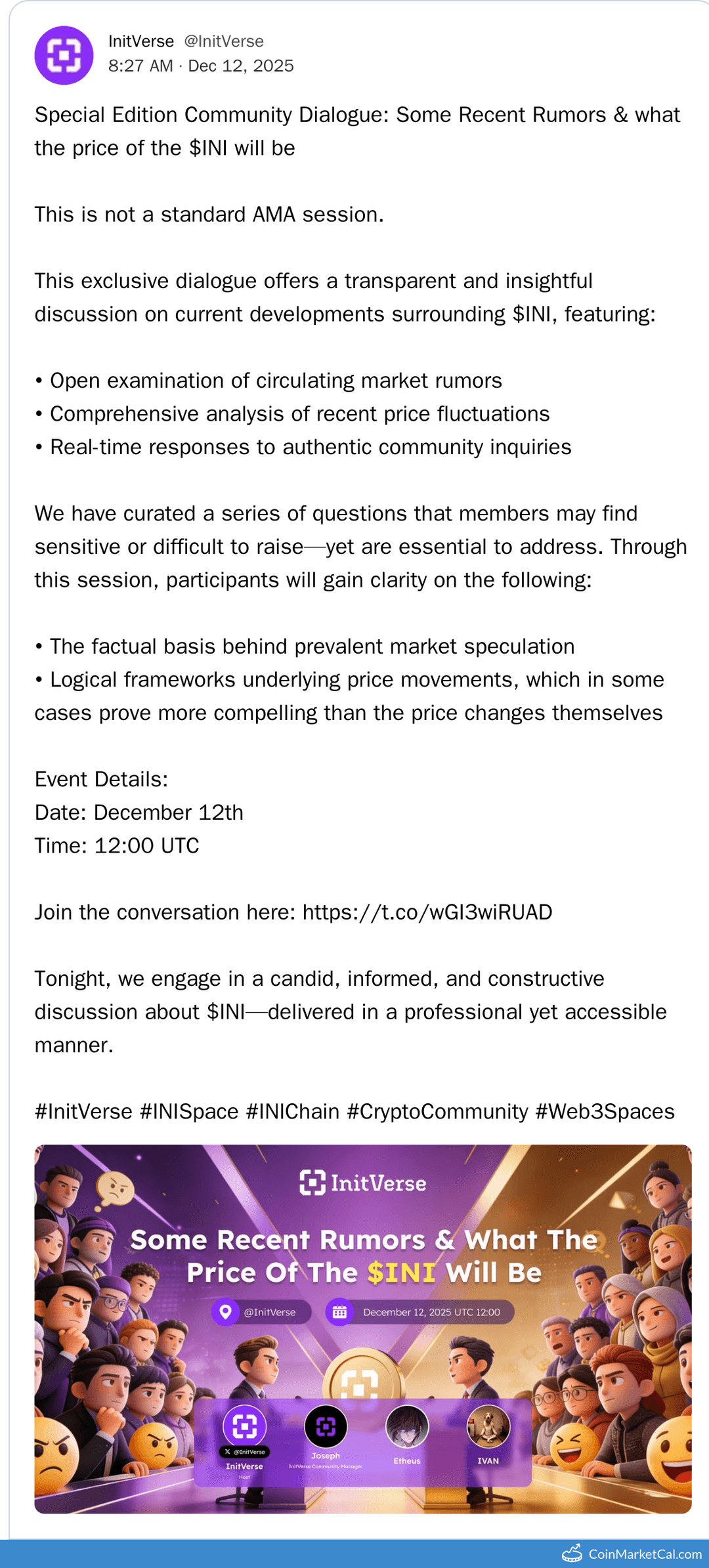 InitVerse Community Dialogue
