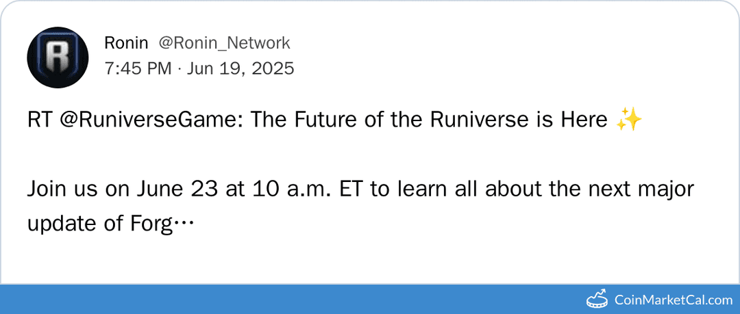 Runiverse Direct: Major Update Reveal