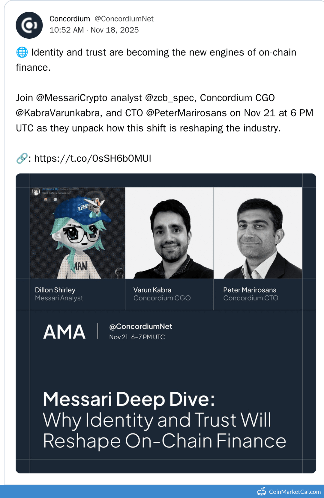 Concordium Talk with Messari on Identity and Trust in On-Chain Finance