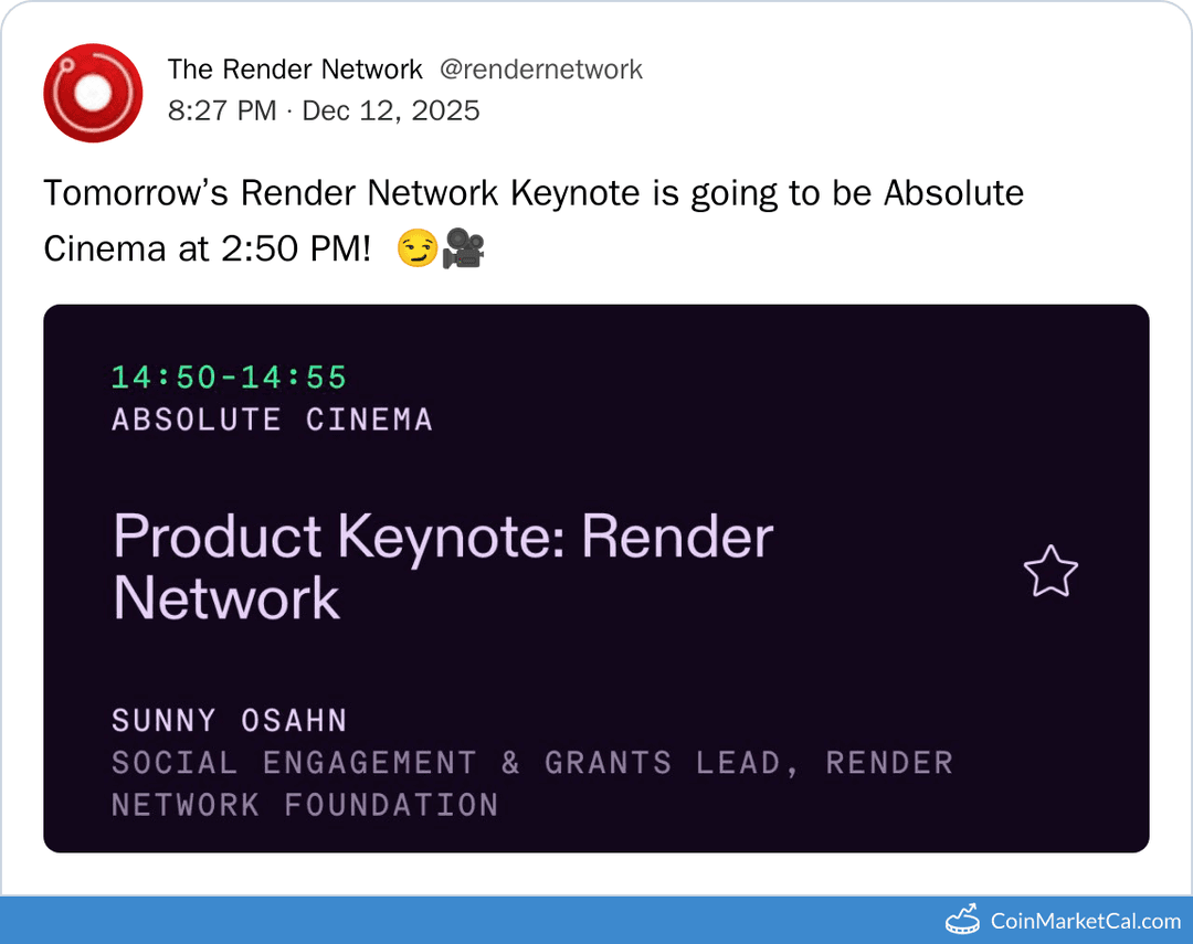 Render Network Product Keynote