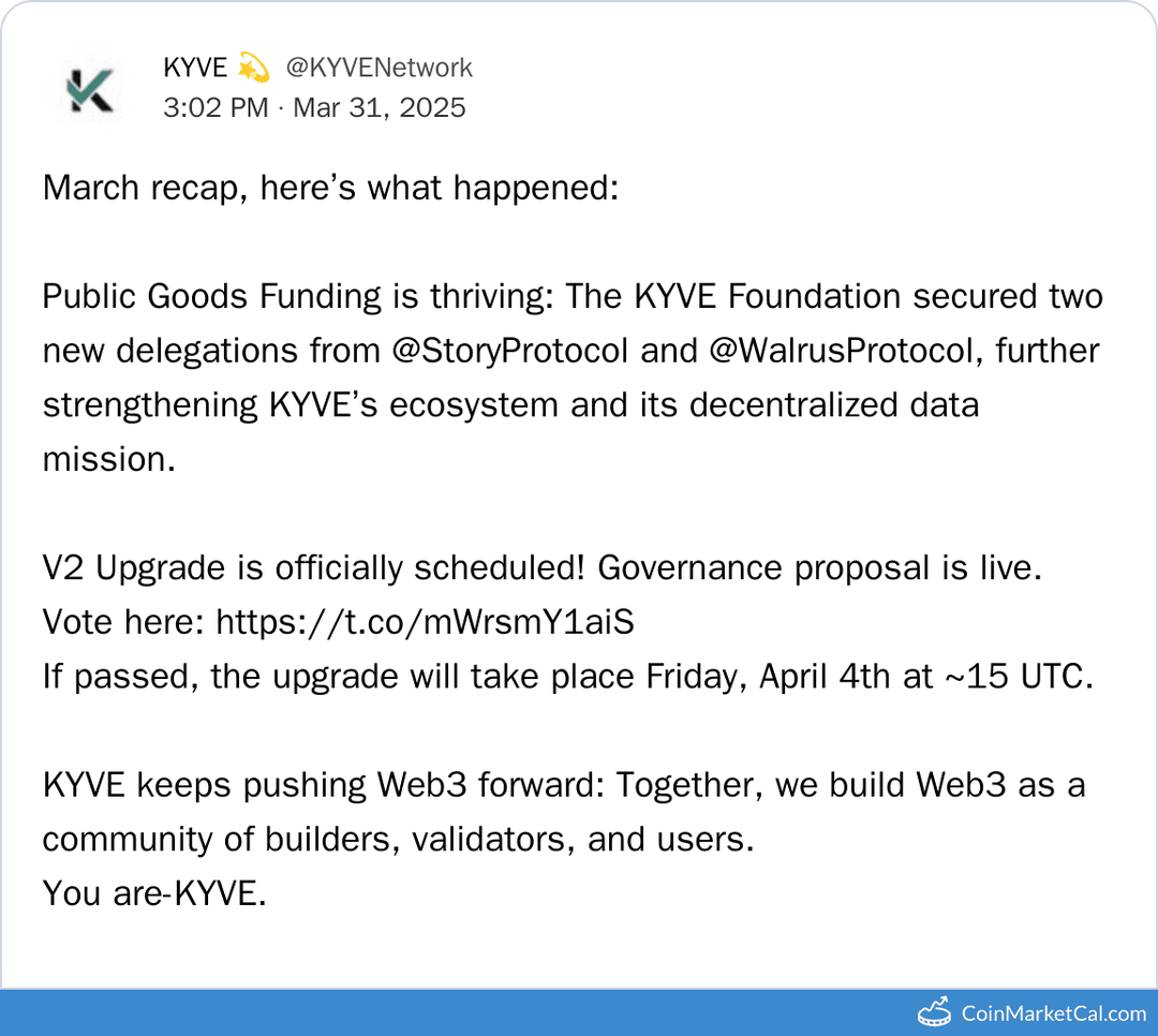 KYVE Network V2 Upgrade