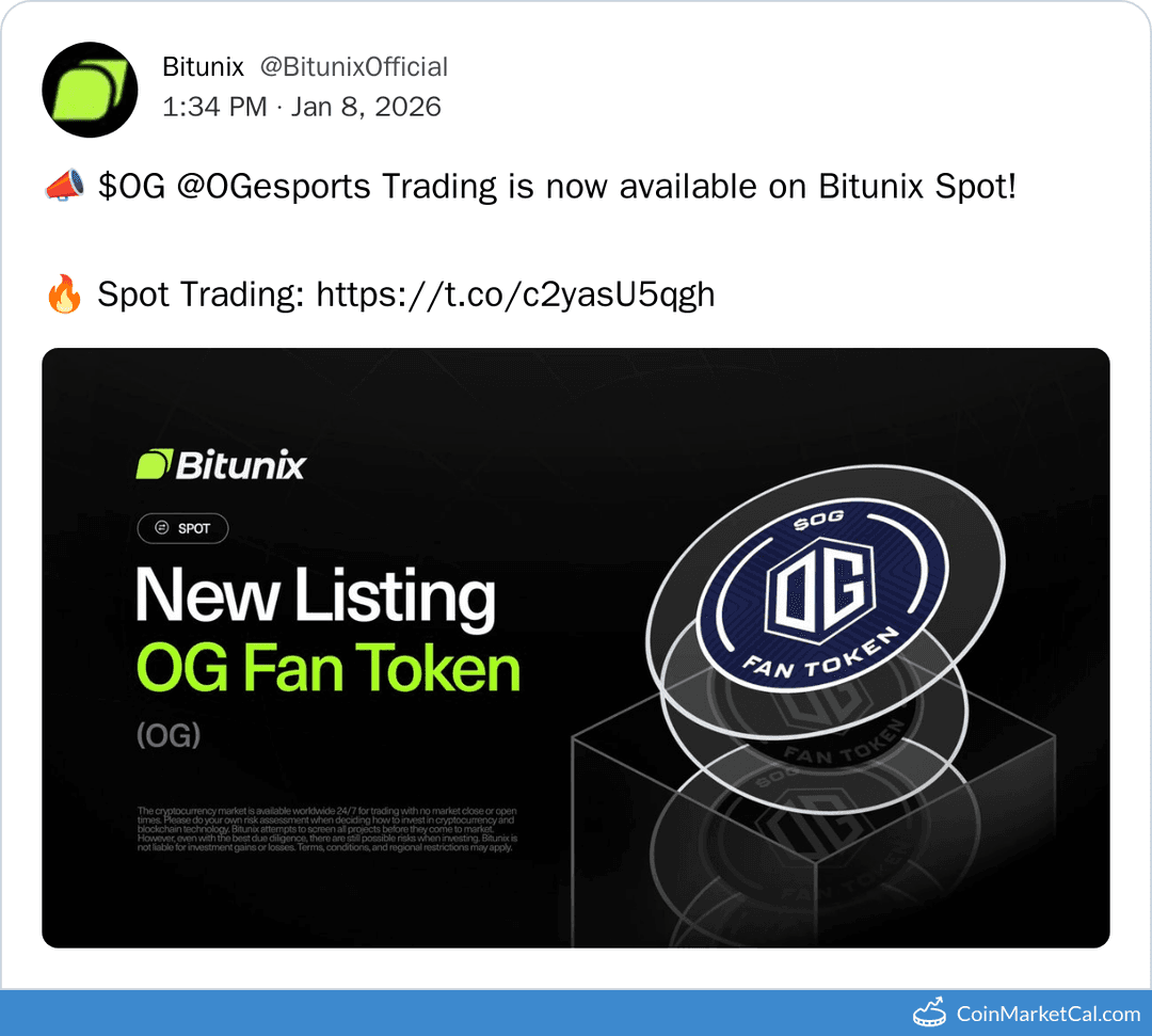Bitunix Listing