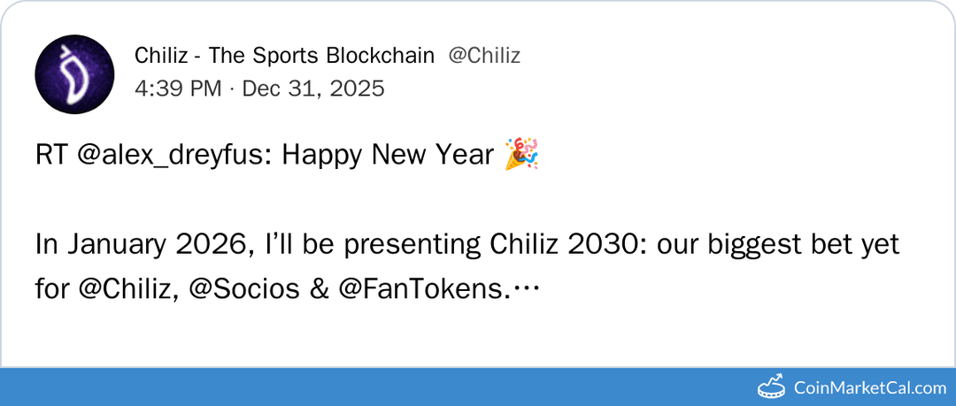 Chiliz 2030 Vision Reveal