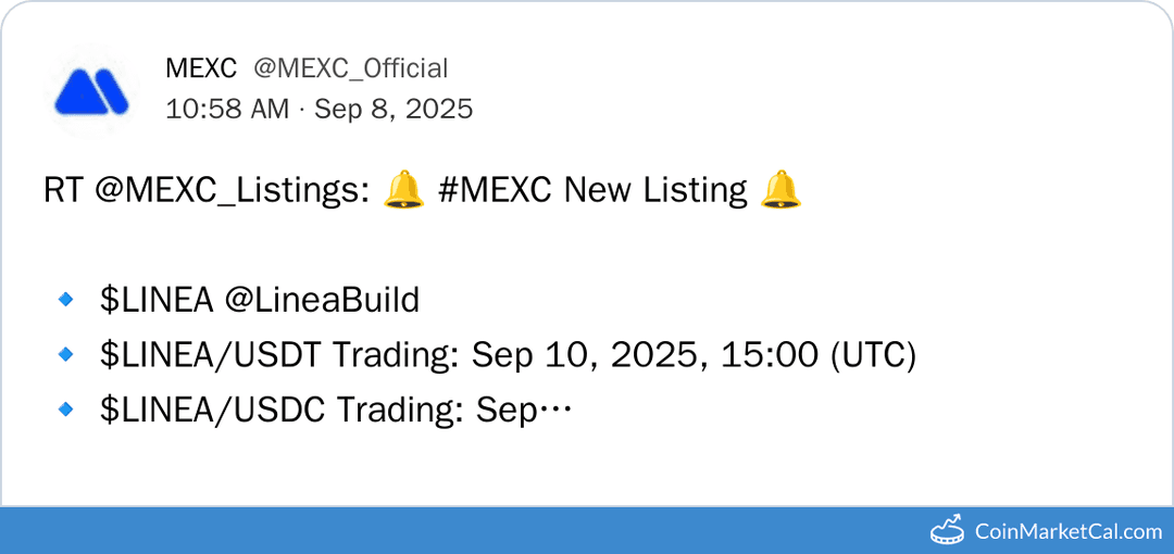 Linea MEXC Listing