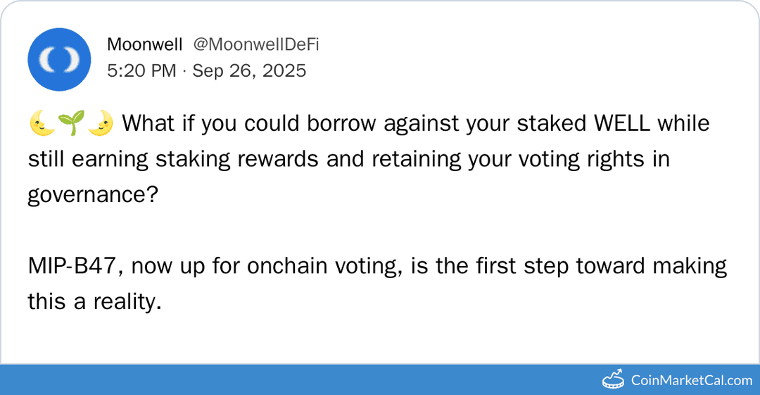 Moonwell MIP-B47 Vote: USDC Vault Addition