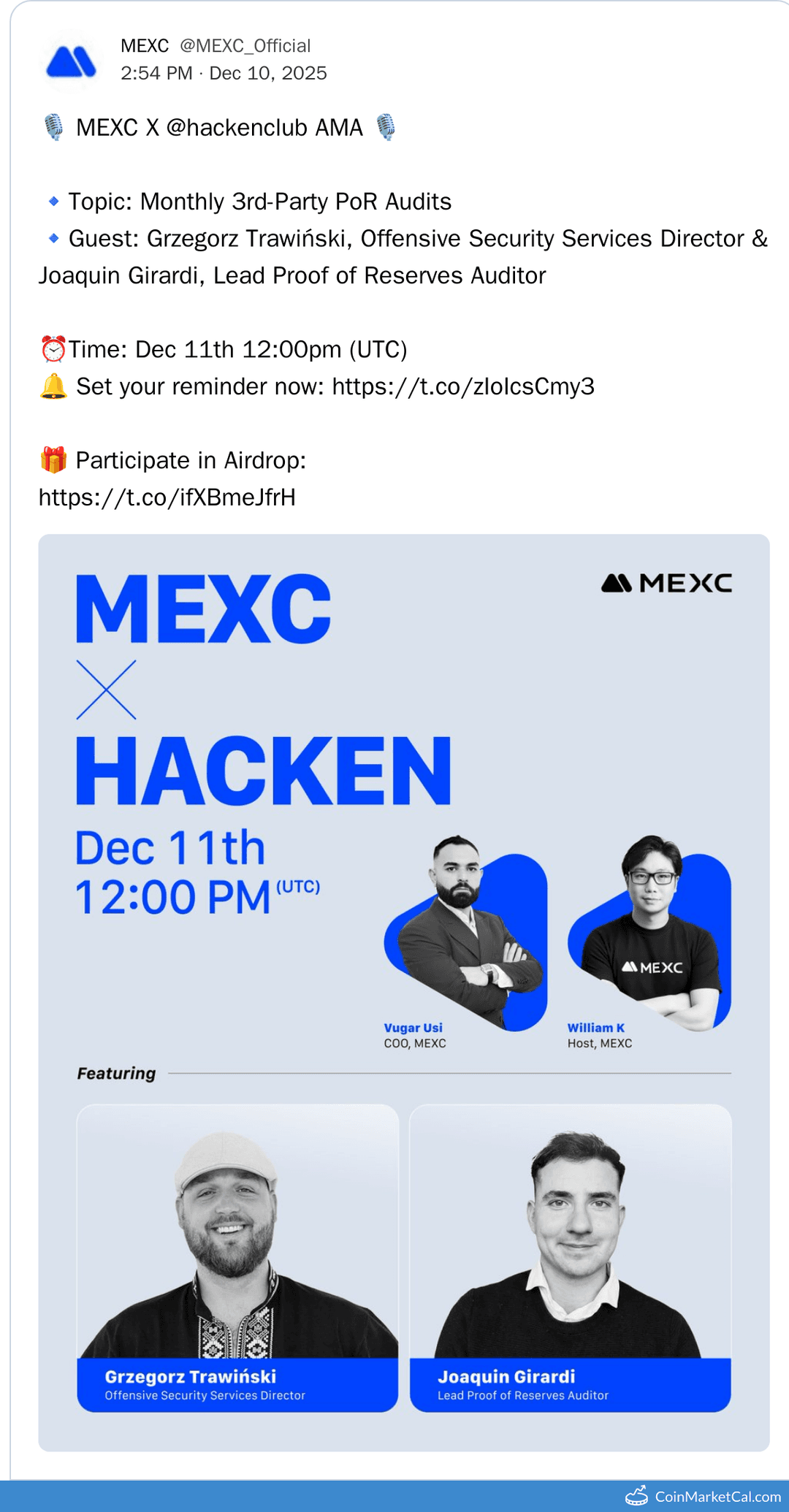 Hacken Monthly PoR Audits AMA