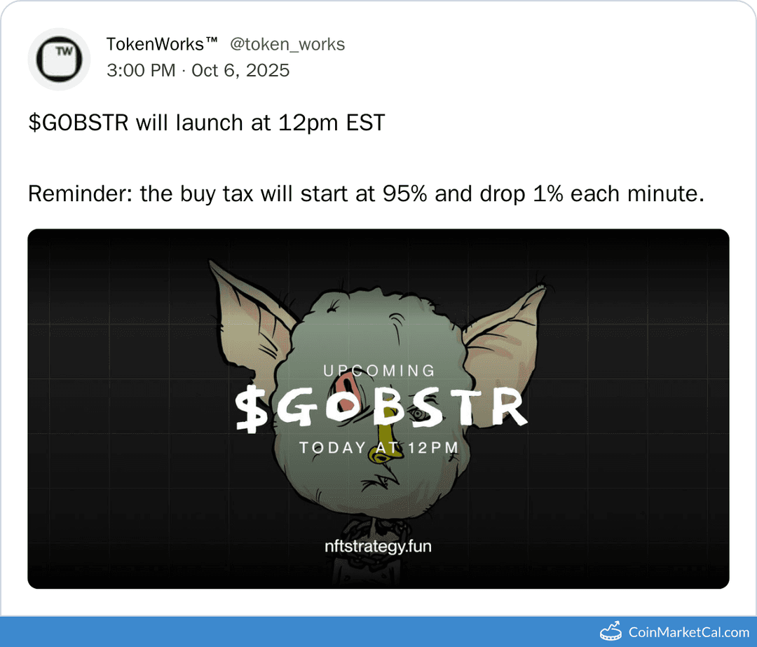 GobStrategy (GOBSTR) Launch