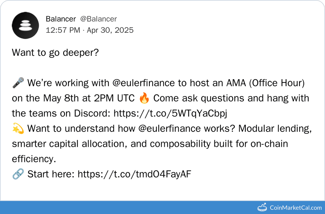 Balancer x Euler Finance AMA