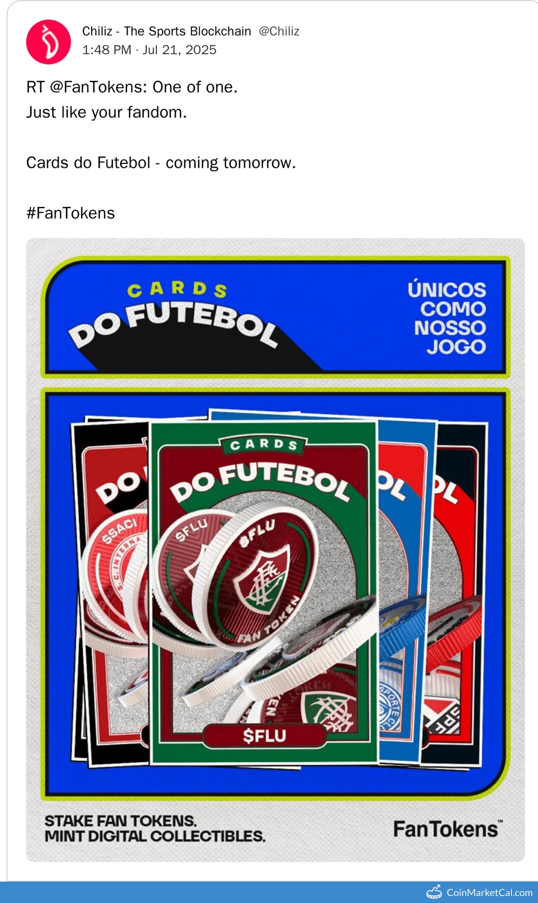 Chiliz "Cards Do Futebol" Launch