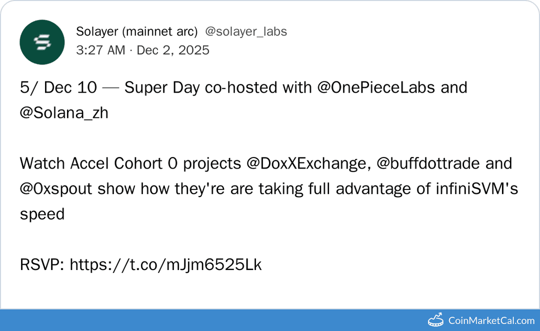 Super Day by Solayer Labs