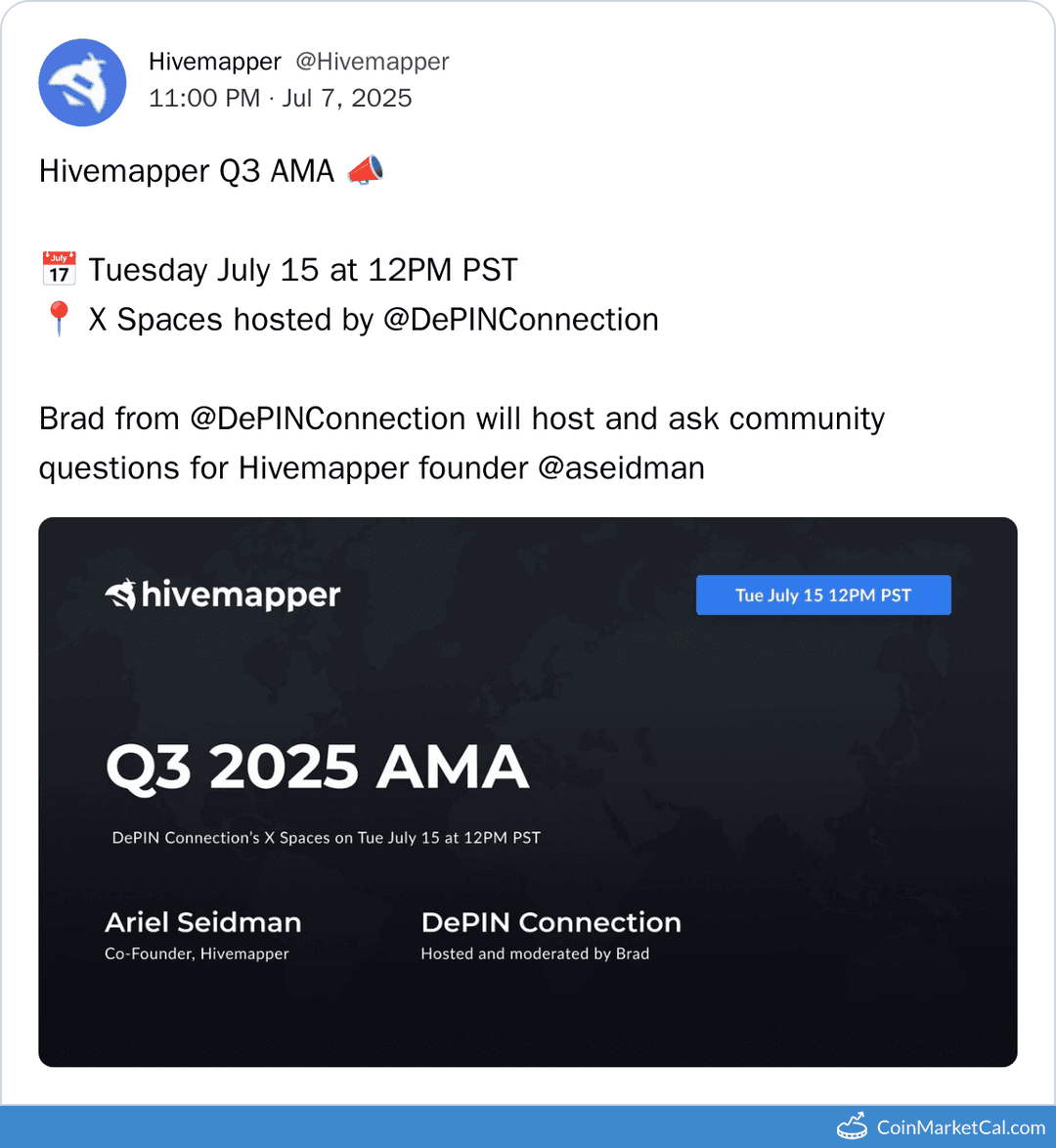 Hivemapper Q3 2025 AMA