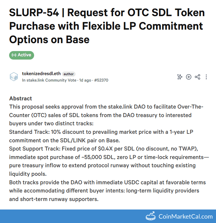 stake.link SLURP-54 Vote